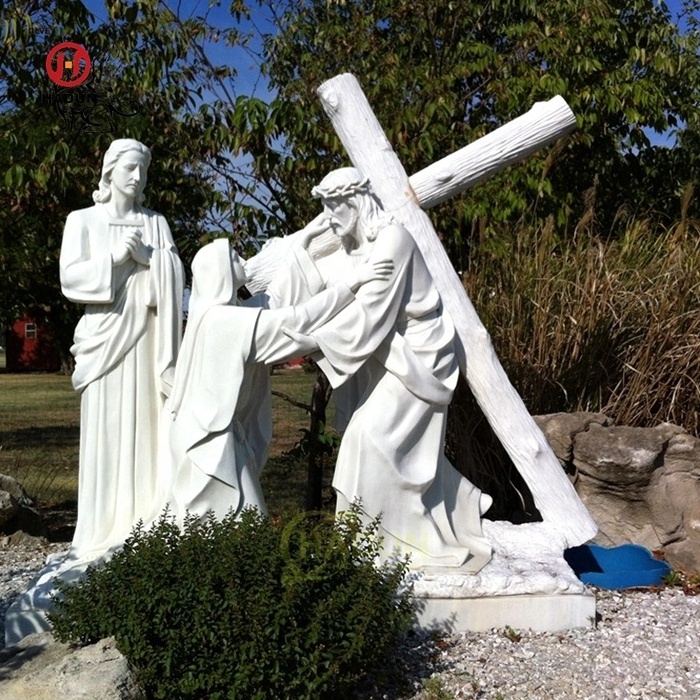 Life Size Christian Catholic Church Famous Sculpture Crosses and Crucifixes with Jesus Statue