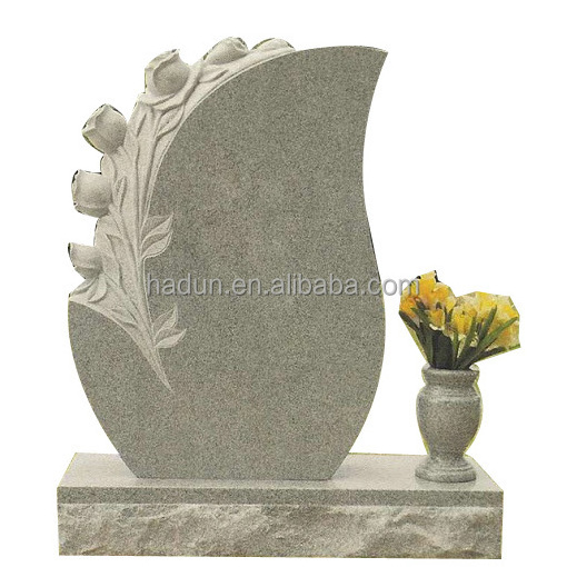 Cheap grey Granite Monument Guitar Headstones Monuments Tombstone Design