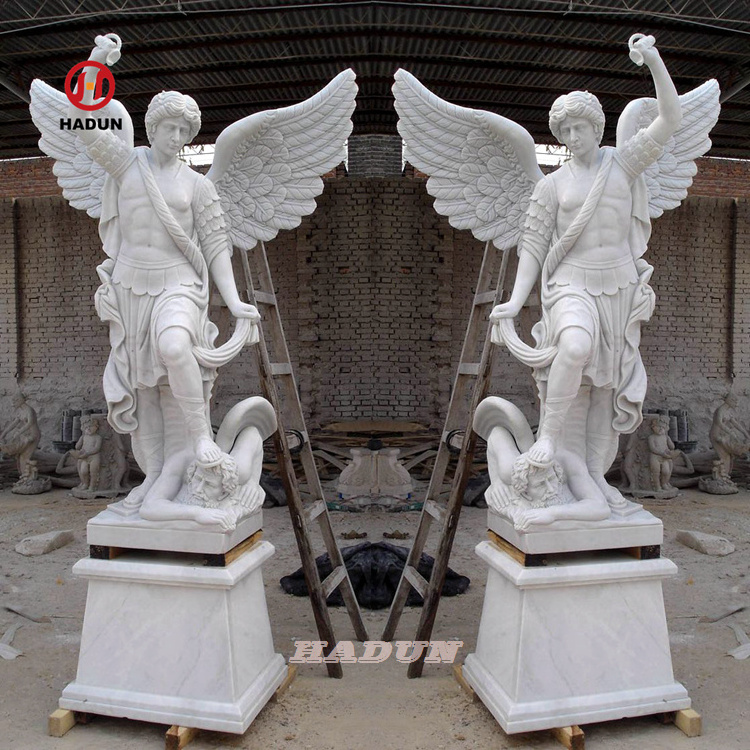 Best price Elegant marble Angel headstone and tombstones