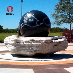 Hot Sale Modern Outdoor Garden Fengshui Rolling Ball Marble Floating Sphere Fountain