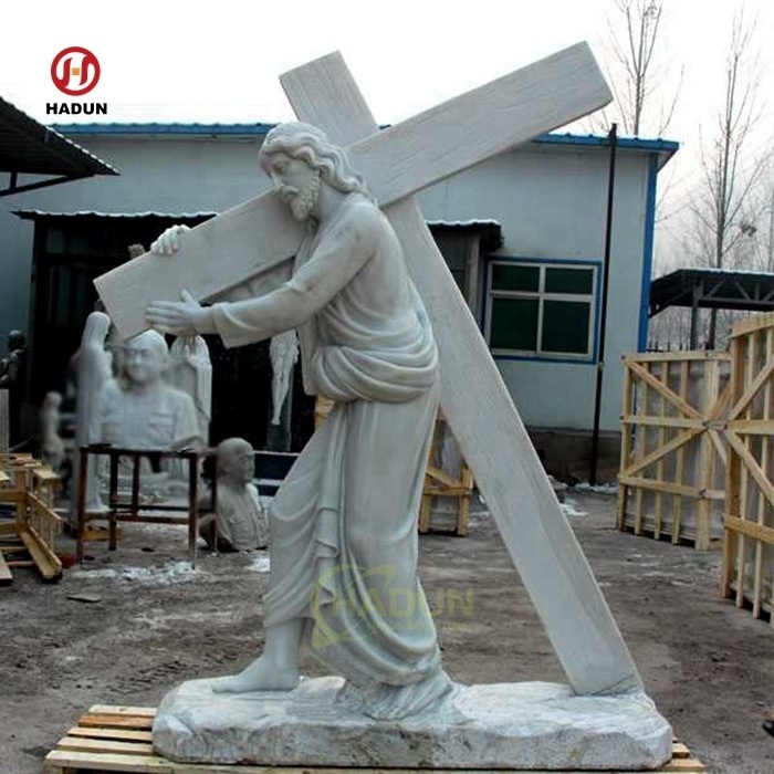 Life Size Christian Catholic Church Famous Sculpture Crosses and Crucifixes with Jesus Statue