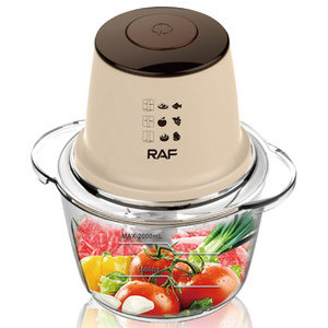 RAF 2L Meat Slicer Grinder Parts Electric Chopper Multifunctional Yam Pounder Food Processor Food Chopper