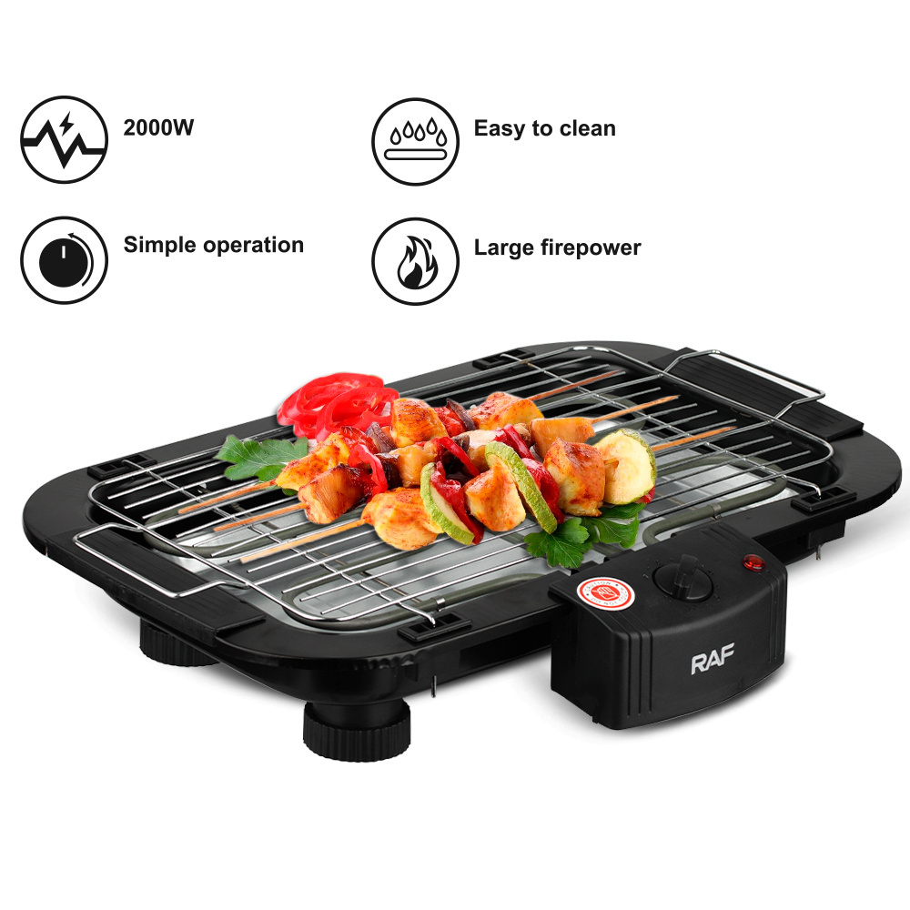 Wholesale Non Stick Smokeless Electric Grill Bbq Stainless Steel Barbeque Electric Grills