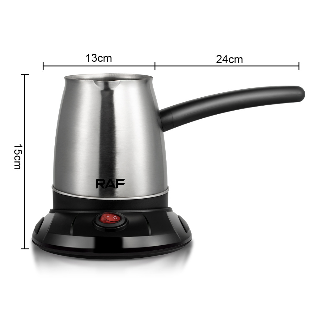 RAF High quality Stainless Steel arabic coffee pot portable  kettle teapot electric turkish coffee pots