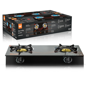 RAF Quality electronic ignition desktop cooktop cooker without cylinder kitchen electric double Burners gas stove