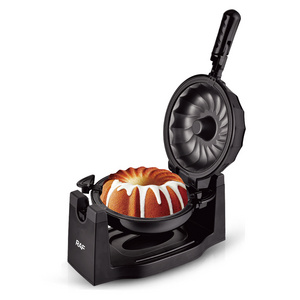 New New Launched Electric Auto Nonstick Coating Tube Baking Lava Bundt Cake Muffin Donut Rotated Bundt Cake Maker