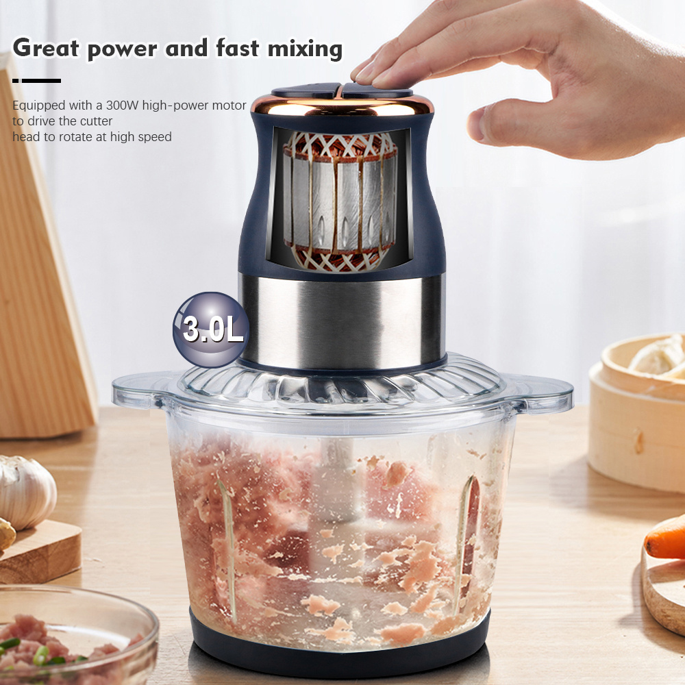 Superior Quality Multifunctional Automatic Mincing Electric Meat Grinders Yam Pounder Food Processor Electric Food Chopper