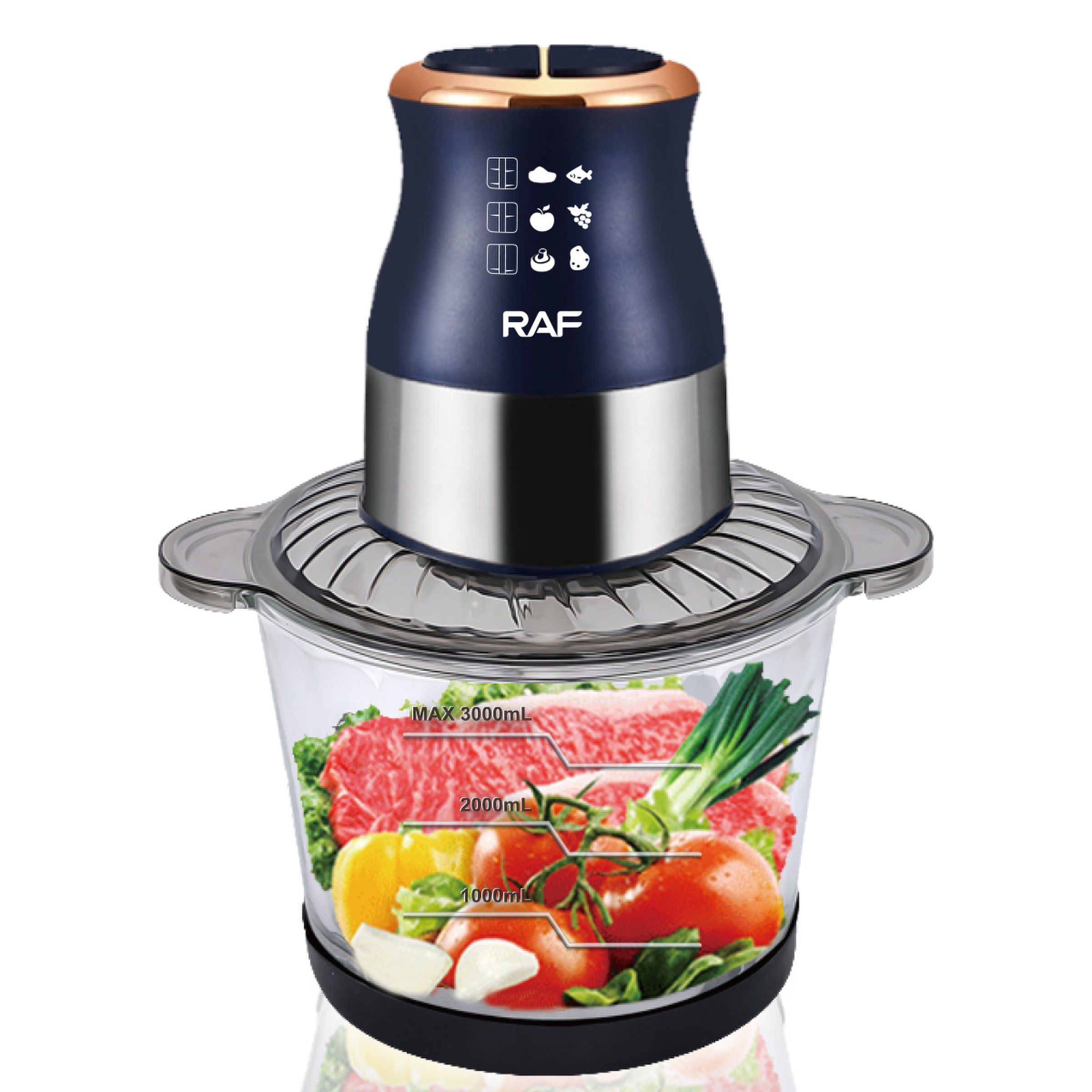 Superior Quality Multifunctional Automatic Mincing Electric Meat Grinders Yam Pounder Food Processor Electric Food Chopper