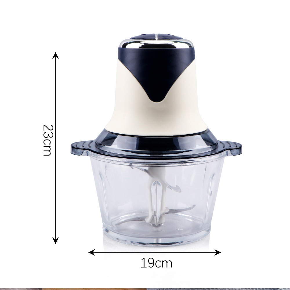 Electric Mixer Grinder Blender Machine Multi-Functional Continuous Food Processor 2L For Home