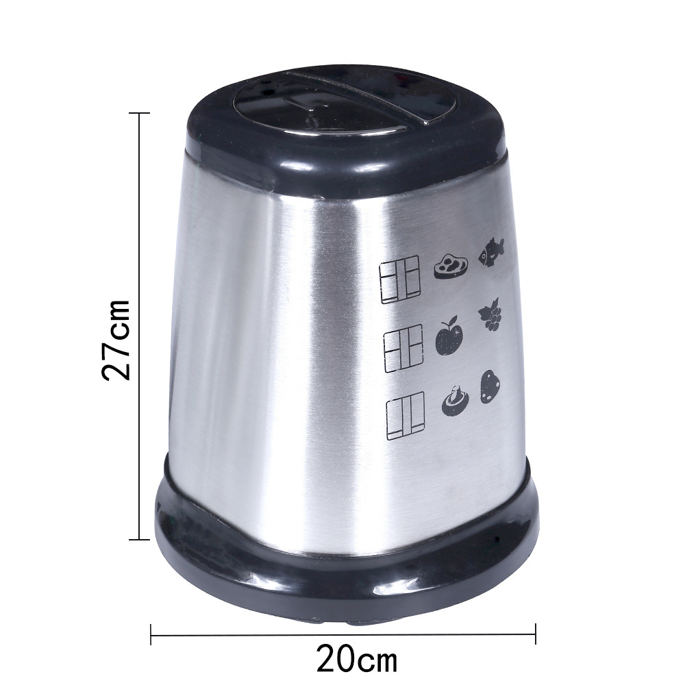 2L Glass Bowl Grinder for Meat vegetables Electric Power Mini Multi Functional Food Processor