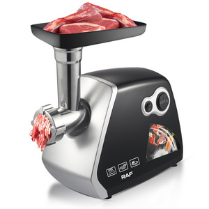 RAF Multifunctional Stainless Steel Food Processor 350W Large Capacity Meat Grinder