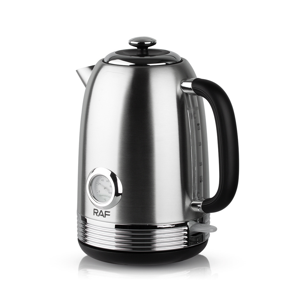 High Quality Stainless Steel Hot Boiling Water Tea Maker 2L Electric Kettle With Water Level Scale