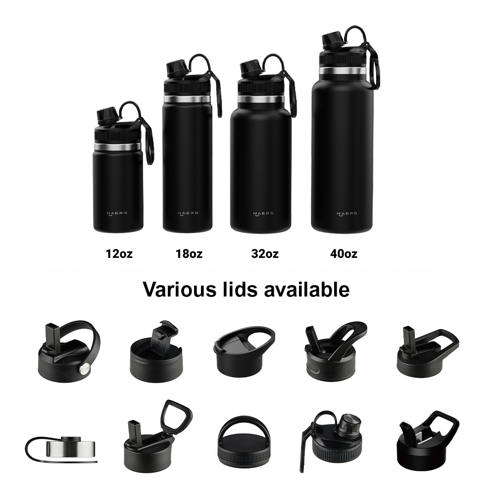 Factory Customized 18 oz 32 oz 40 oz outdoor Stainless steel insulated bpa free sport Water bottle