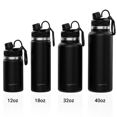 Manufactured 32oz 40oz Gym Drink Sport Insulated Double Wall Wide Mouth Stainless Steel Vacuum Flask Water Bottle