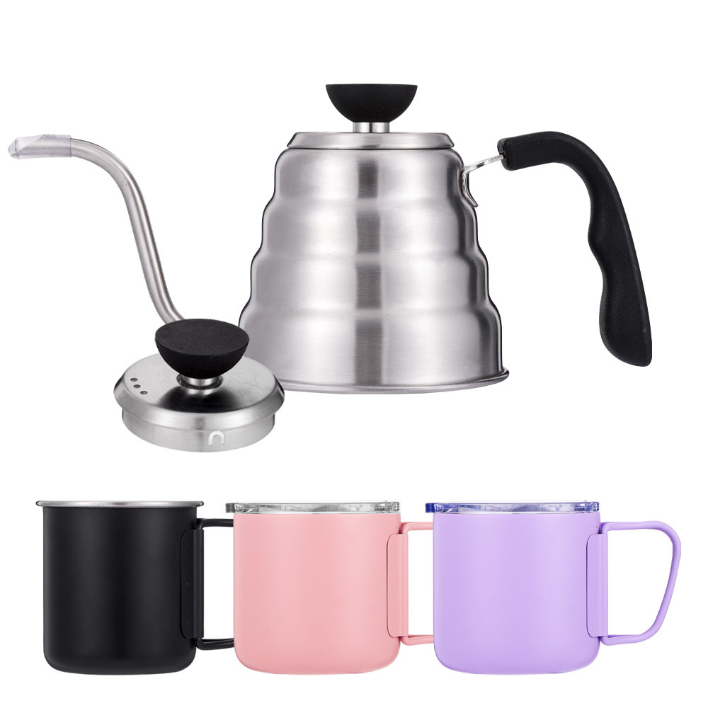 BPA Free High Quality Mini Coffee Pot Kettle Stainless Steel Gooseneck Pour Over Drip Coffee Maker Pot For Coffee Maker