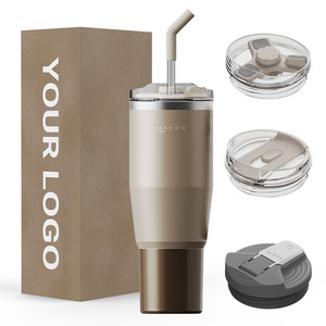 32oz 40oz Tumbler with Lids and Straws Stainless Steel Vacuum Insulated beer Coffee Tumbler Travel Mug