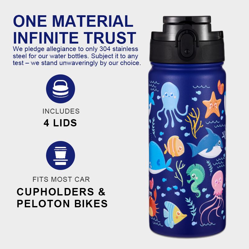 High Standard Kids Water Bottle Factory Double Wall Stainless Steel Insulated Drink Bottle Thermal