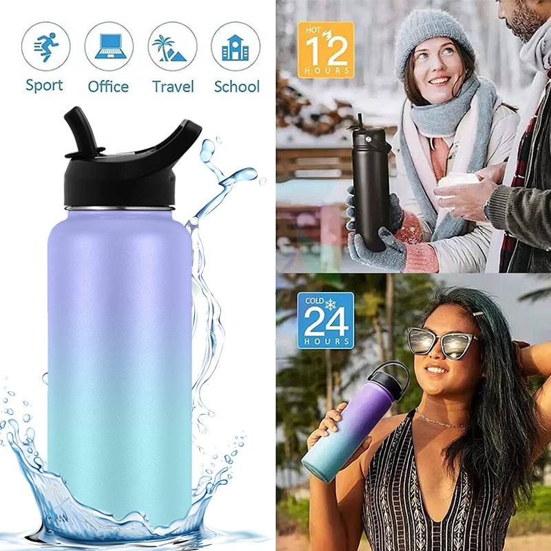 Eco Friendly Insulated Hot Water Bottle Stainless Steel Water Bottles With Custom Logo