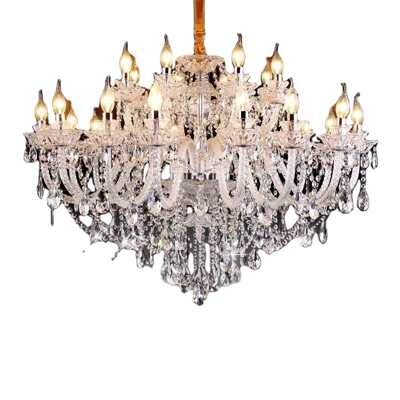 Luxury New K9 Modern Crystal Lustres De Cristal Lamps Chandeliers Lighting Fixture AC110V/220V Home Decoration LED Glass 15 AC