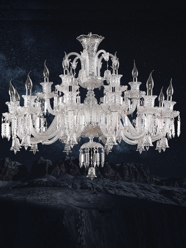 K9 Crystal Chandelier Luxury murano glass chandelier Lighting Fixture LED Glass Metal Living Room Modern 90 20 Contemporary