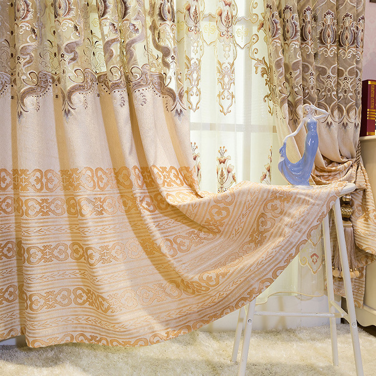 Hafei luxury classical curtains arabic curtains dubai curtains online