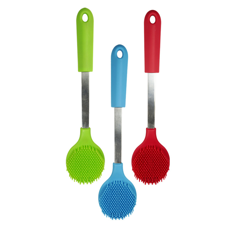 Eco-friendly New Professional Kitchen pot brush Multifunction Dishwasher Silicone Washing Brush