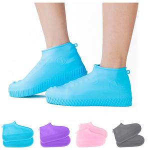 Reusable Waterproof Silicone Rain Shoes Covers Foldable and Wearable Rain Boots Dirt-proof Anti-slip