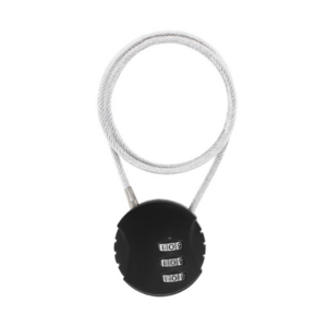 Small Digits password helmet lock Luggage Bag Lock with cable