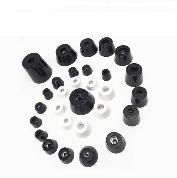 Round Screw Rubber Feet, Non-slip Wear-resistant rubber chair stopper