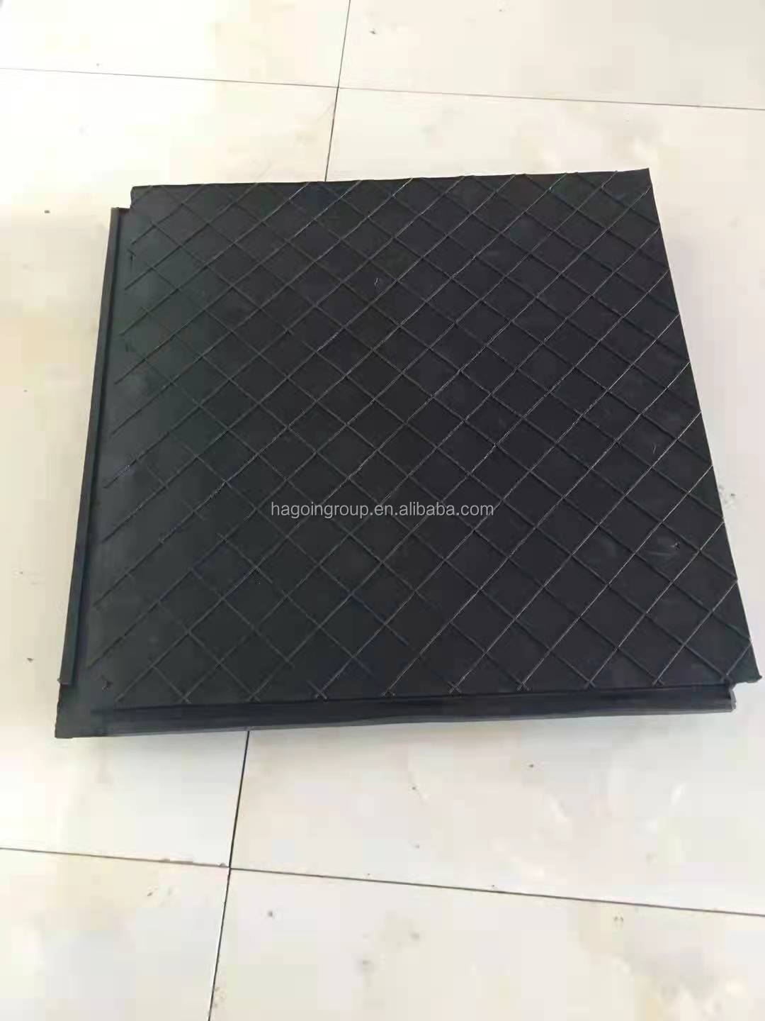 Rubber floating floor sound insulation pad isolation anti-vibration absorb isolation soundproofing  pad damper 500*500*50 mm