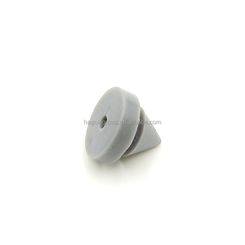 1/2 inch 12.7mm Hinge Outlet Door Silencers, Rubber Pipe Plug Rubber Cap for Dust Proof with Food Grade