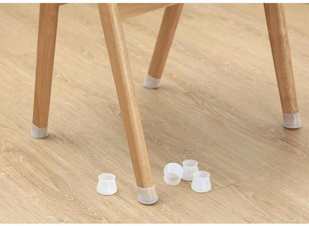 Chair Table Foot Cover Protector, Non-Slip Silicone Table and Chair Foot Cover, Protect The Floor from Scratches