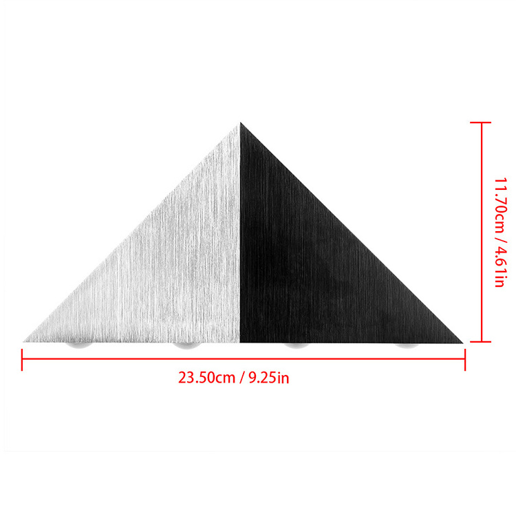 Factory supply LED large triangle wall lamp 5W aluminum corridor light KTV bedroom living room background wall decoration lamp