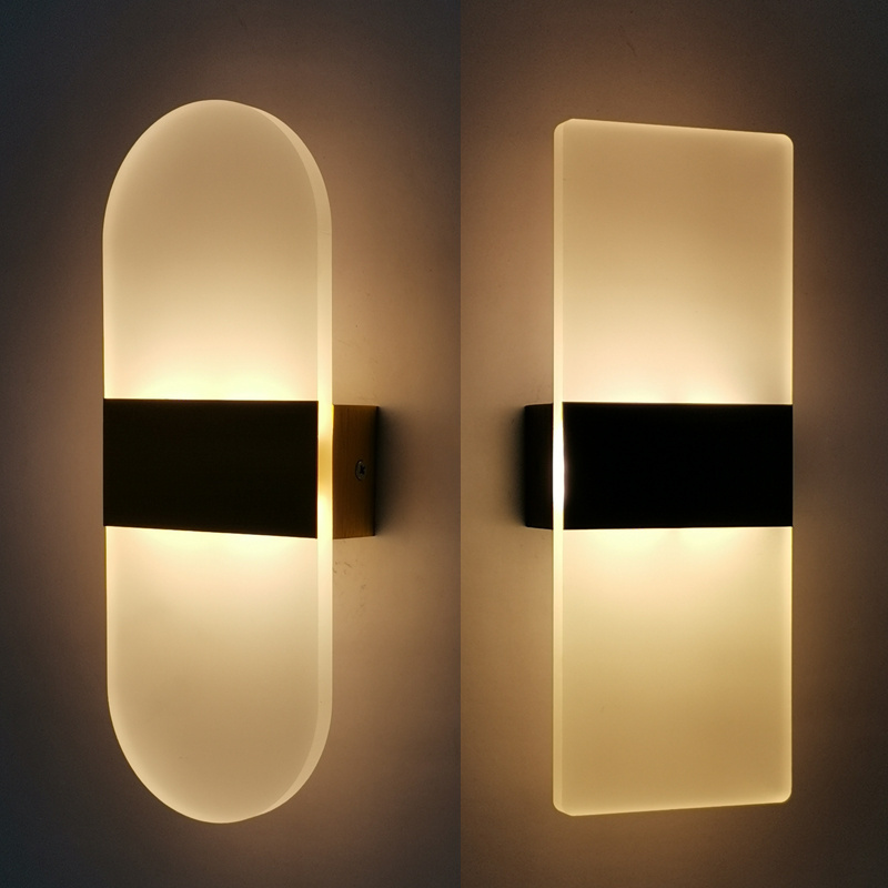 Modern LED Wall Lamp Indoor Light Fixture Sconces Stair 6W hotel Balcony Bedroom Bedside Living Room Home Hallway Decor Lighting