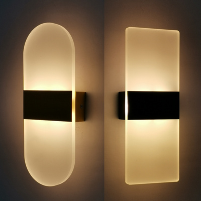 Modern LED Wall Lamp Indoor Light Fixture Sconces Stair 6W hotel Balcony Bedroom Bedside Living Room Home Hallway Decor Lighting