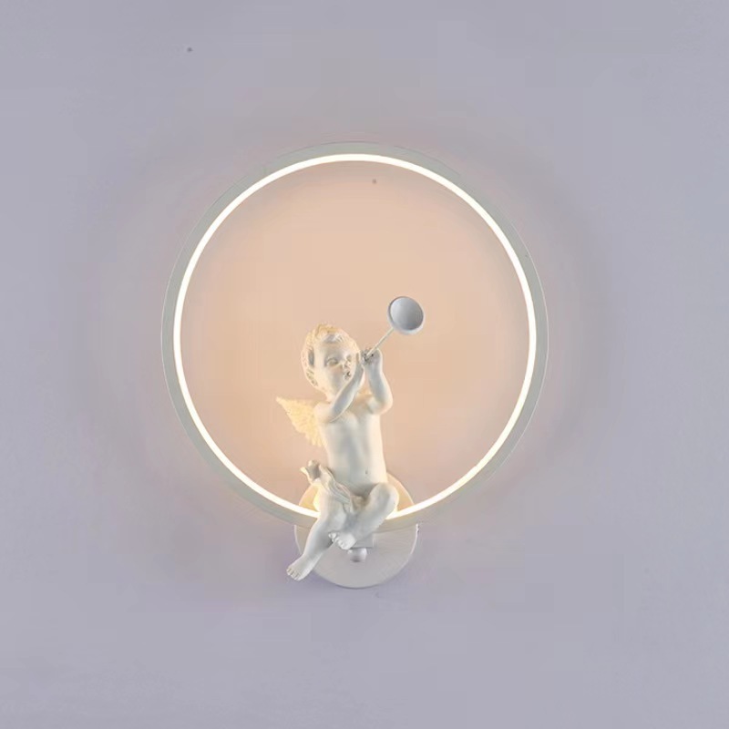 New arrival modern led  sconce fancy wall light art ring light wall mount for hotel lights indoor