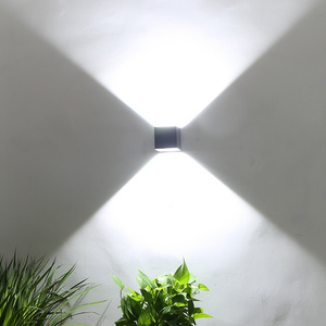 Modern LED Wall Light Up Down Lighting Cube Sconce Lamp Fixture Mount Indoor Outdoor Home Room Bedroom Hotel Lighting Decoration