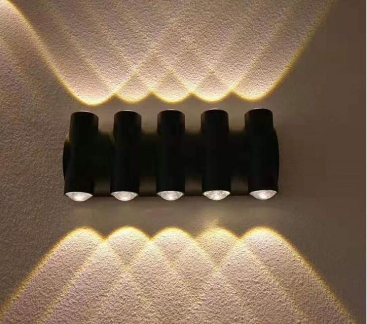 Up and down wall light wandlamp outdoor Ip65 garden light LED Wall Lamp decorative AC85-265 wall bracket lights 220V