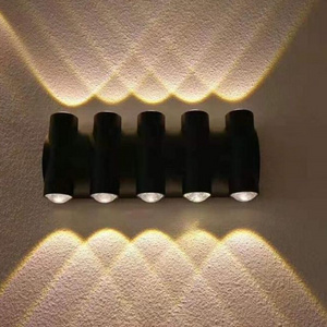 Up and down wall light wandlamp outdoor Ip65 garden light LED Wall Lamp decorative AC85-265 wall bracket lights 220V