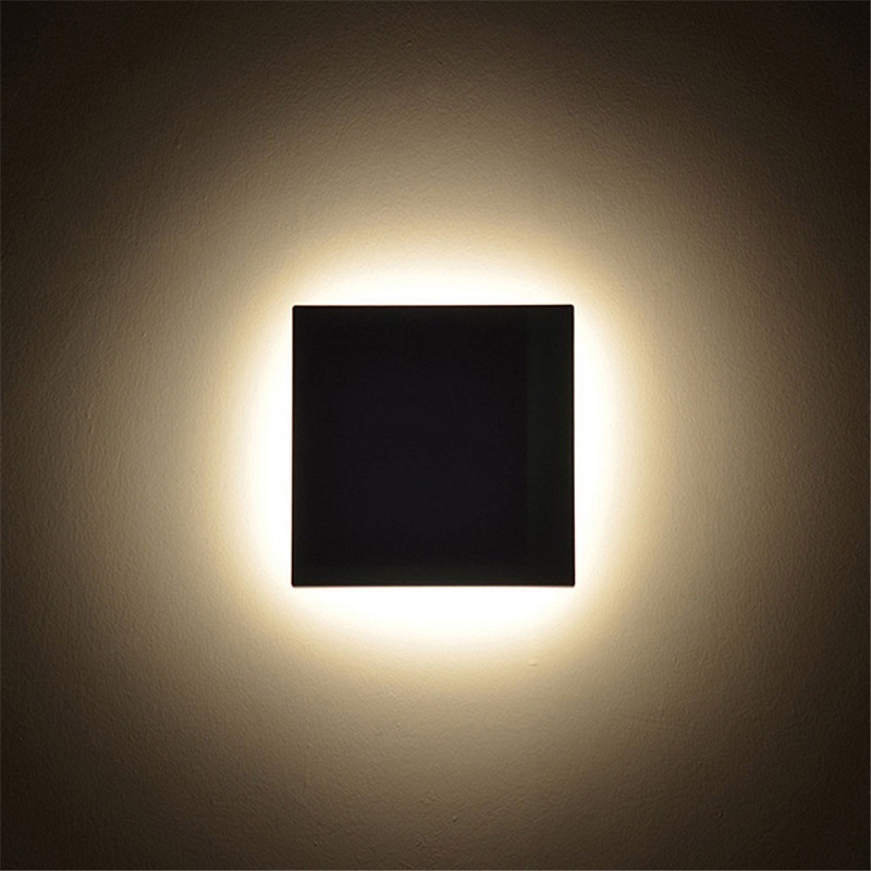 8W 12W 15W Round and Square Nordic LED Aluminum Material Wall Lamp Modern Waterproof Outdoor Indoor Room Corridor Lights Decor