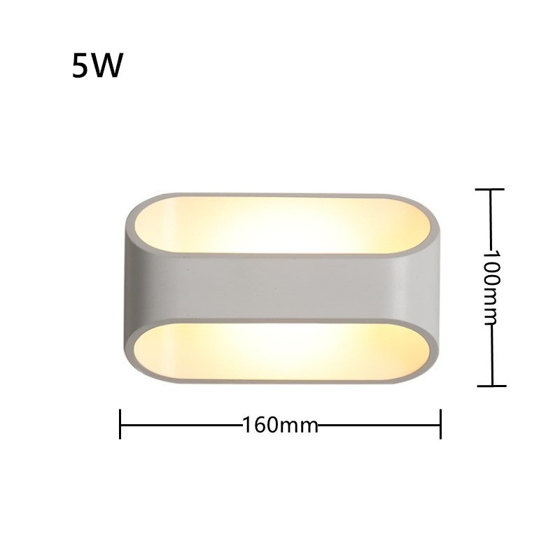 5W led interior wall lights up and down lighting fixture wall mounted fancy night lights background Baby lamp hotel bedroom art