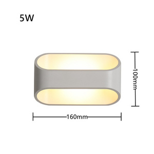 5W led interior wall lights up and down lighting fixture wall mounted fancy night lights background Baby lamp hotel bedroom art