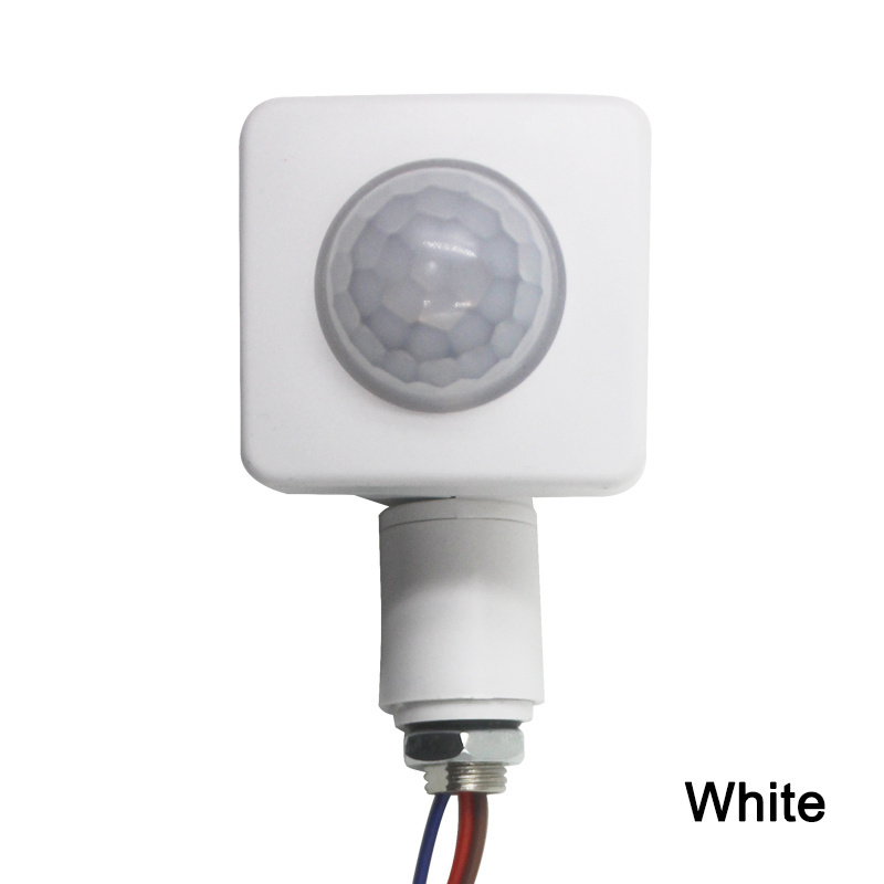 40mm PIR Detector Rotate Adjustable 180 Degrees Infrared Ray Human Motion Sensor Time Delay Switch