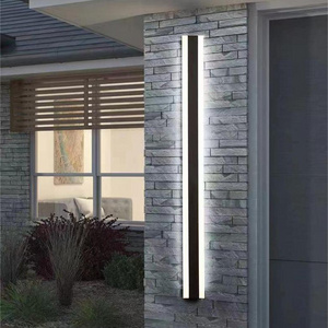 Outdoor waterproof wall light long wall lamp courtyard line light led strip engineering wall light