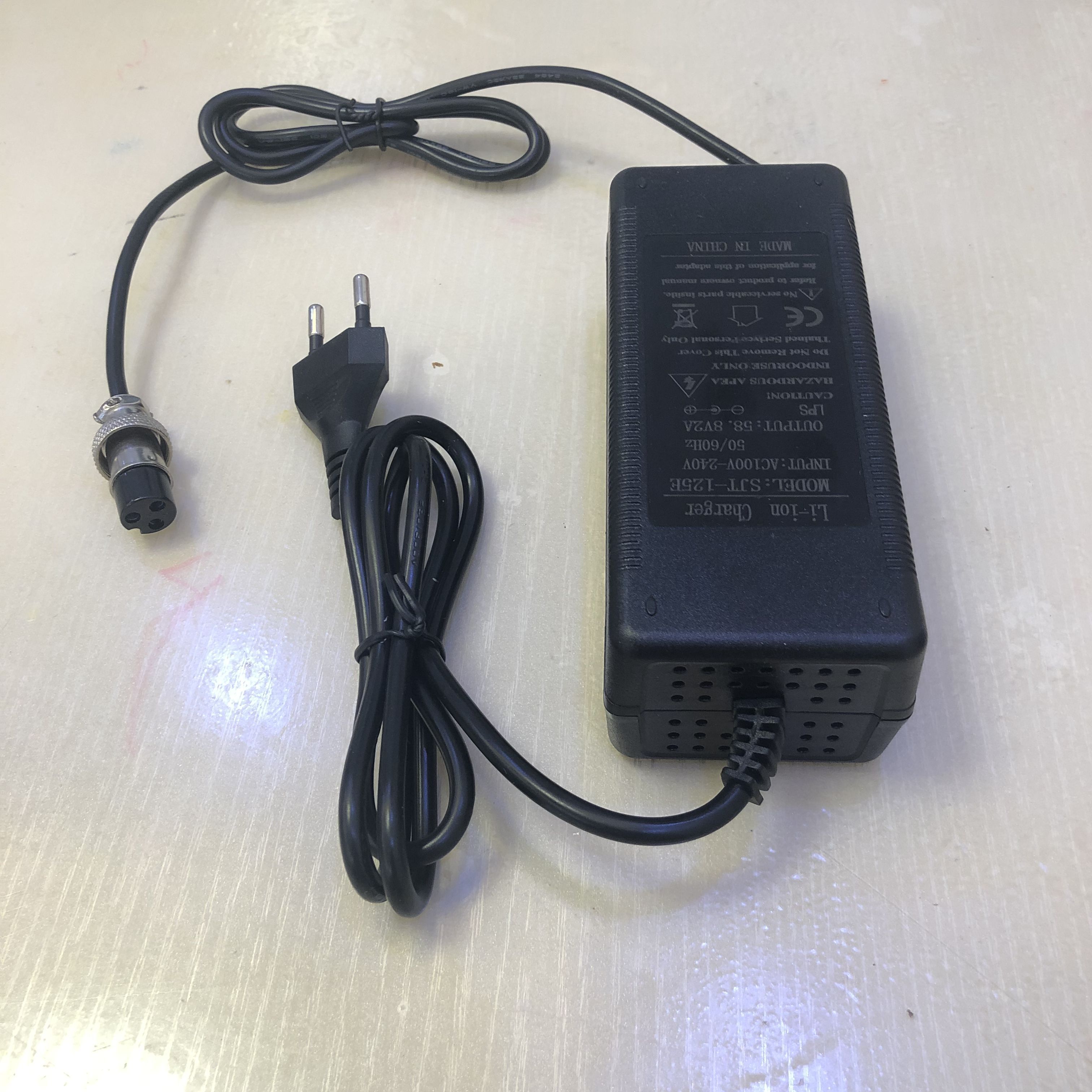 with Different Plug  li ion battery charger  58.8V 2A Lithium Battery Charger for electric scooter