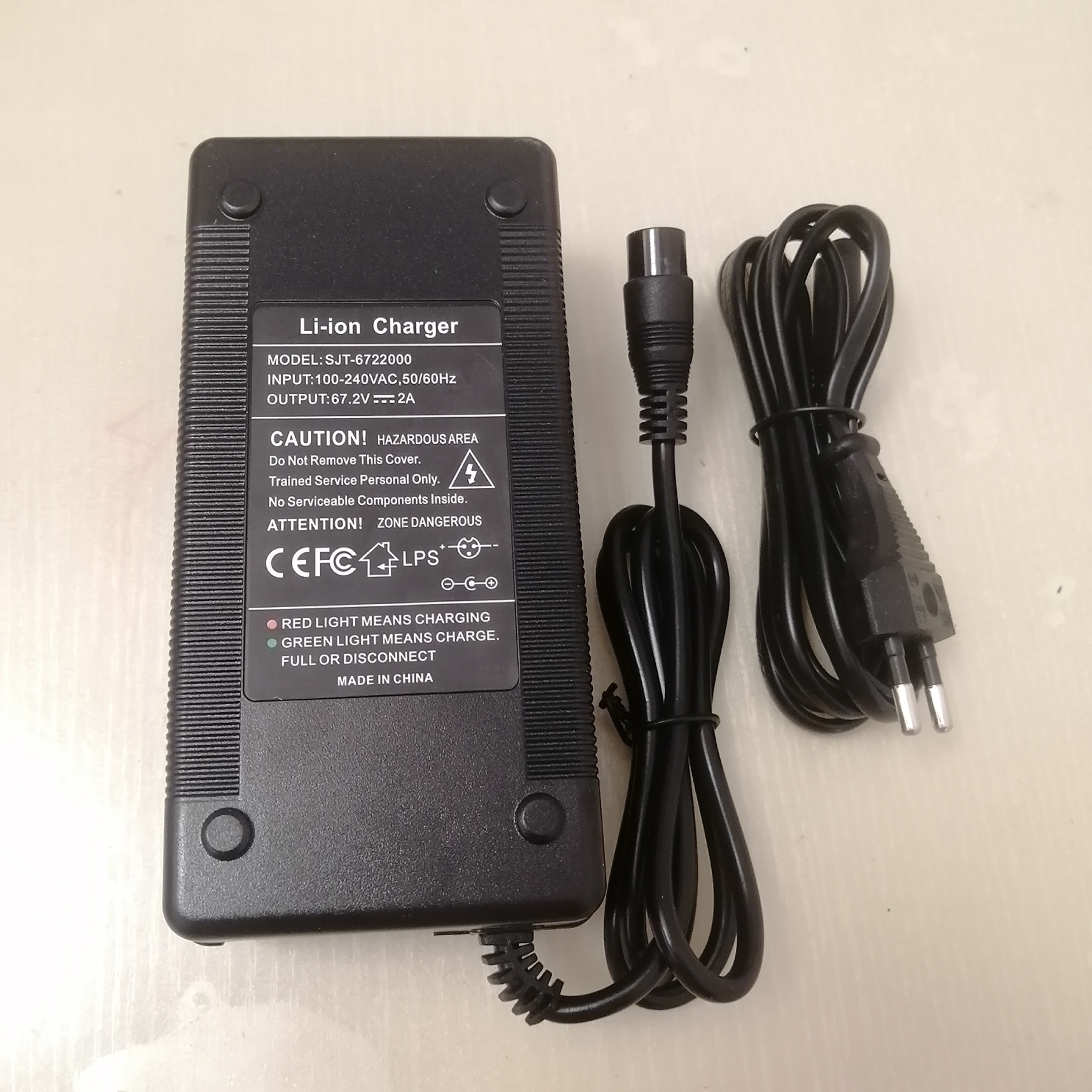 Hagors 67.2V2A Lithium ion battery charger intelligent charger for 60V 16S electric bike mobility scooter