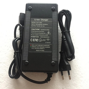 48 volt charger 48v 54.6v 3a 13s battery charger for lifepo4 lipo/lithium li ion batteries