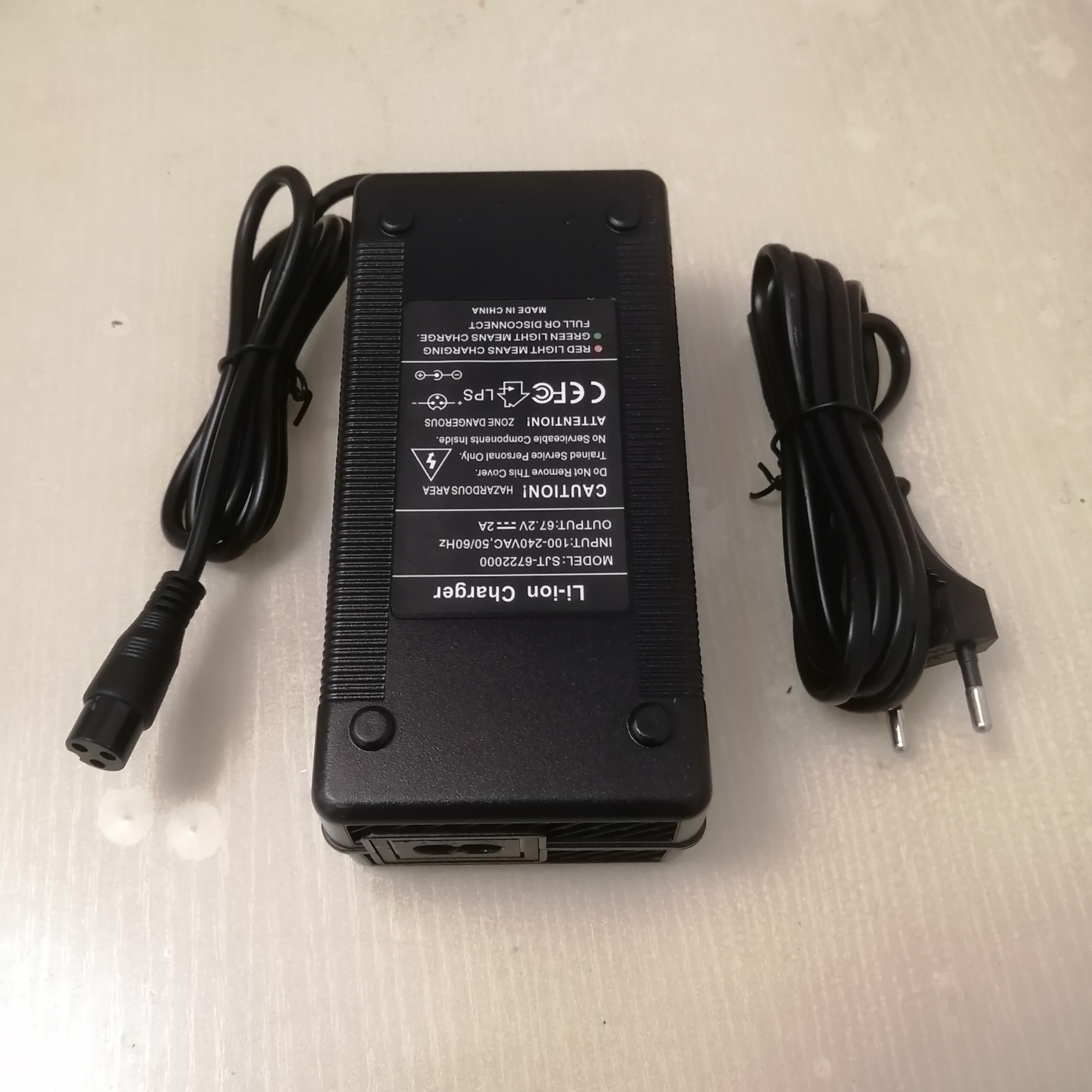 Hagors 67.2V2A Lithium ion battery charger intelligent charger for 60V 16S electric bike mobility scooter