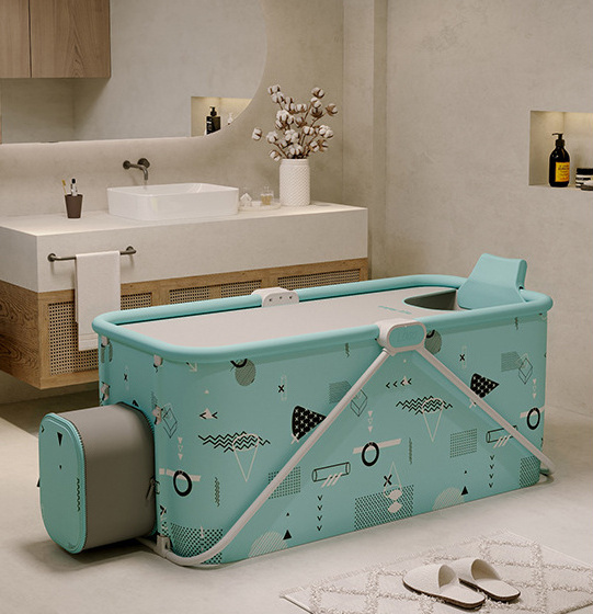 Custom OEM Large Folding Movable Plastic Portable Cheap Bathtub For Adults