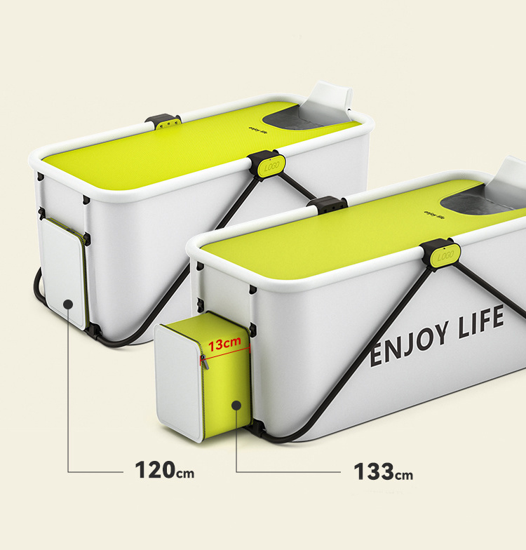 Best Selling Newly Designed PVC Square Family Portable Bath Bucket SPA Tubs Folding Plastic Bathtub